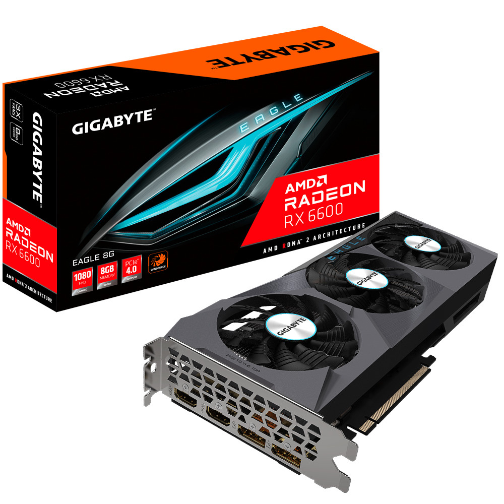 Gigabyte AMD Radeon RX 6600 Eagle обзор видеокарты